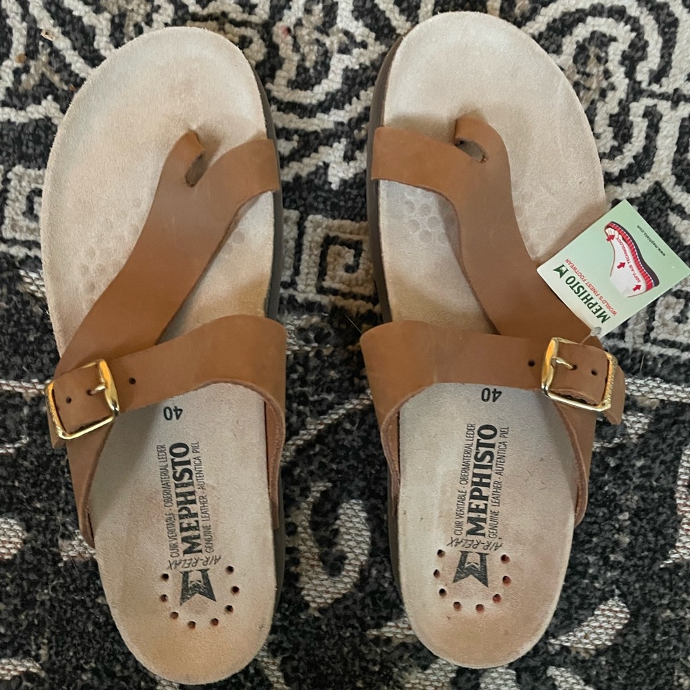 Brand new memphisto sandals brown